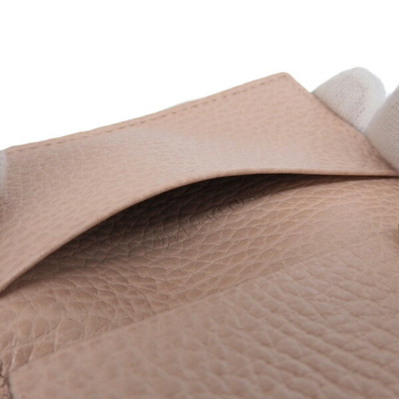 GUCCI GG Supreme Leather Double G 6 Row Key Case 456118 Beige/Pink Ladies - Picture 6 of 8